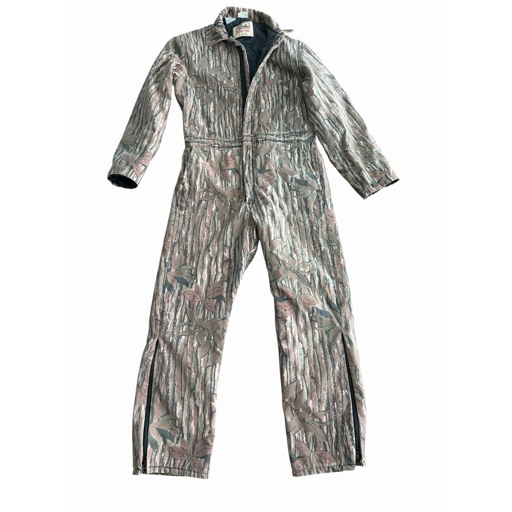 Vtg Walls Blizzard-Pruf Coveralls USA Insulated Men 's Medium-Tall Realtree Camo